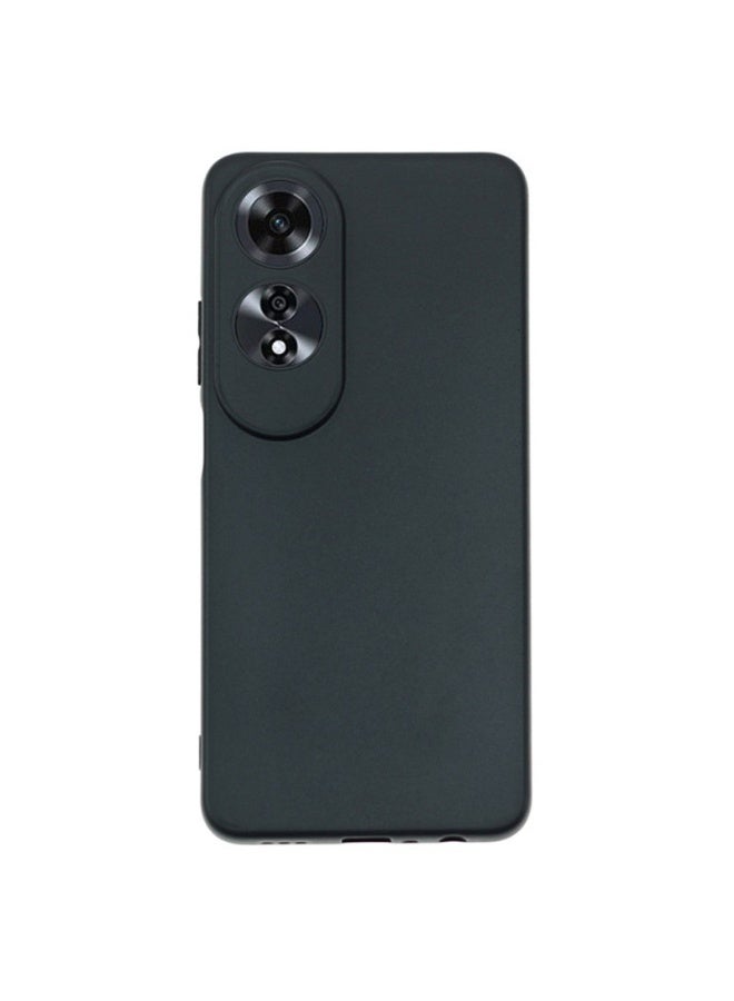 Protective Cover For Oppo A60 5G , Slim Fit  Soft Back TPU Case Flexible Silicone Cover Compatible For Oppo A60 5G - Black